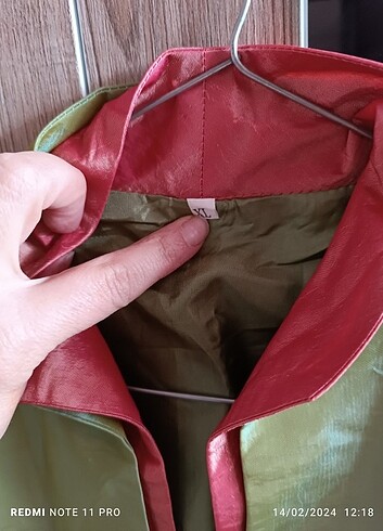 l Beden yeşil Renk İpek Japon tasarım ceket