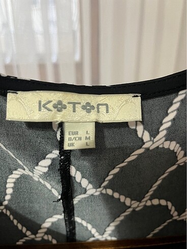Koton Asimetrik Bluz