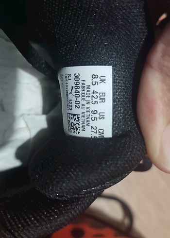 puma Orjinal Turuncu Desenli Erkek spor Ayakkabısı - Görsel 3