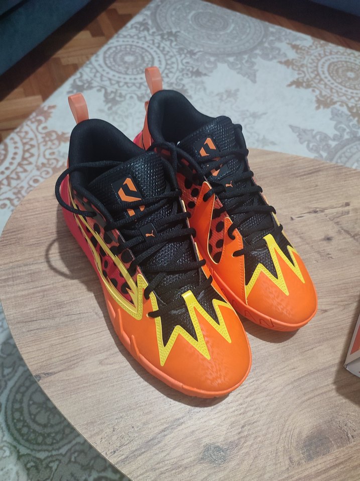 puma Orjinal Turuncu Desenli Erkek spor Ayakkabısı - Görsel 2