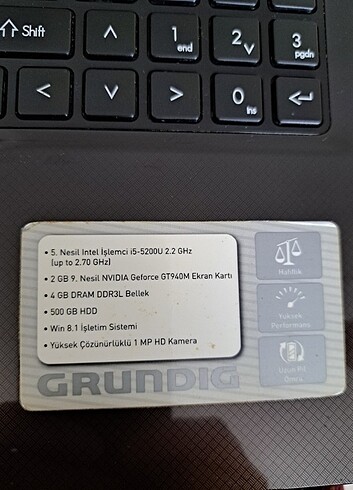 Beden Grundig laptop