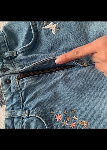 Kız çocuk kot pantolon - Görsel 6