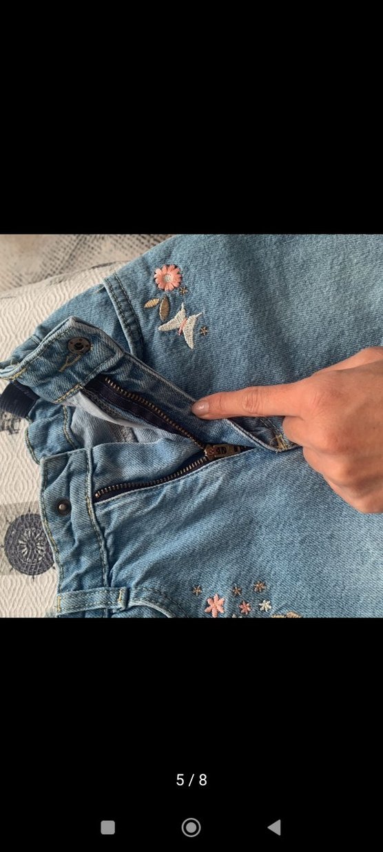 Kız çocuk kot pantolon - Görsel 5