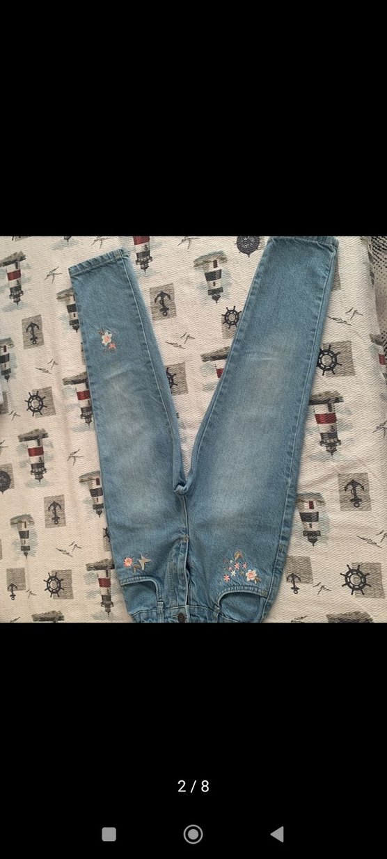 Kız çocuk kot pantolon - Görsel 2