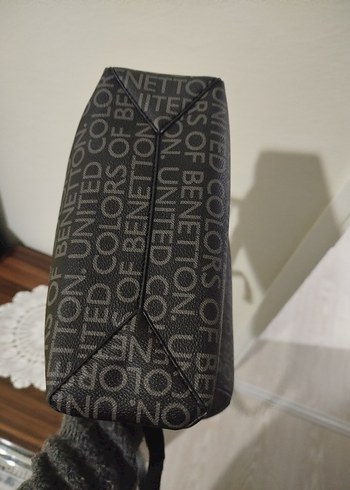 Benetton Çapraz Siyah Çanta - Görsel 6