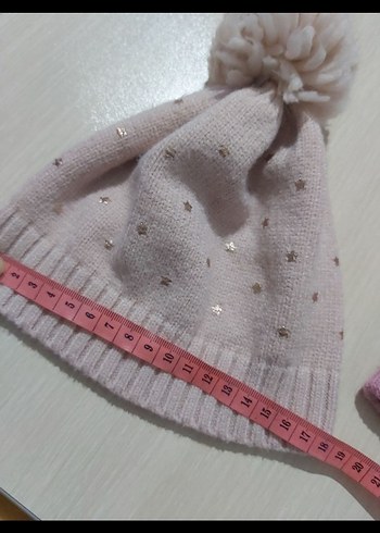 Kız çocuk atkı bere eldiven takımı - Görsel 2