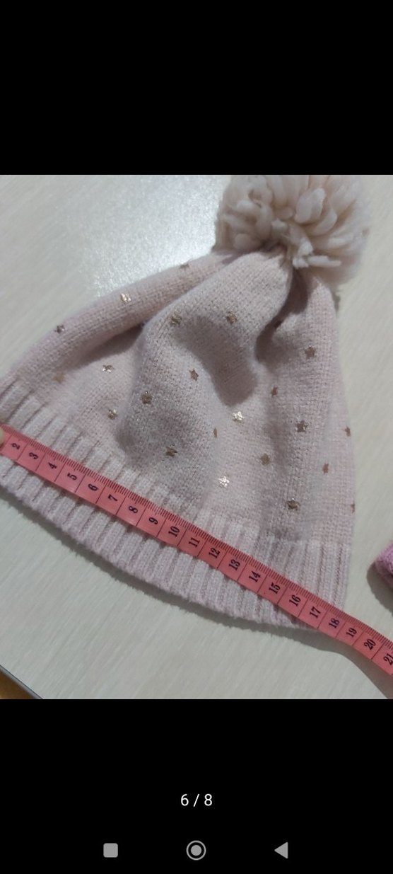 Kız çocuk atkı bere eldiven takımı - Görsel 2