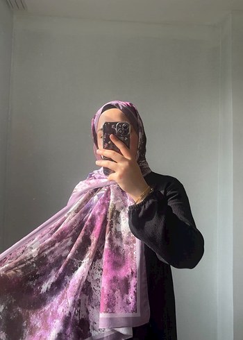 Desenli Lina Şal