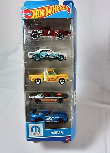 Hotwheels dodge mopar 5li set