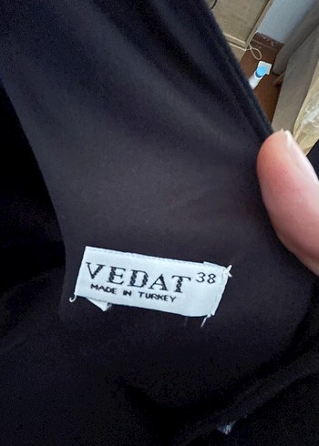 Siyah Vintage V Yakalı Midi Tulum