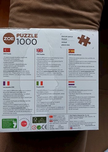 Zoe Landscape 1000 Parça Puzzle - Görsel 2