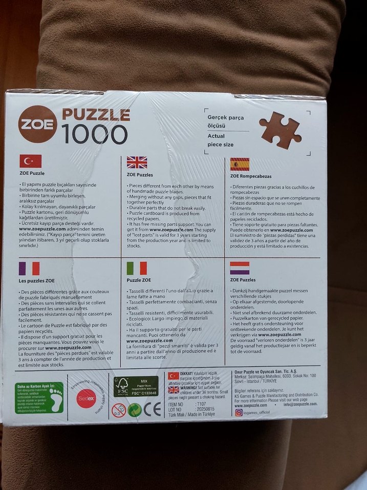Zoe Landscape 1000 Parça Puzzle - Görsel 2