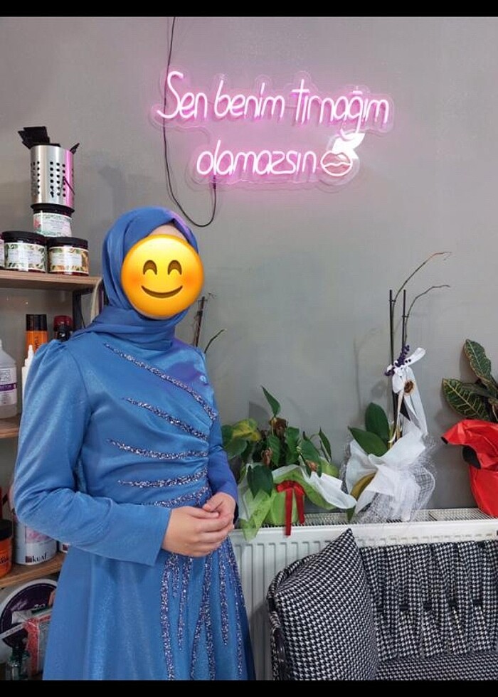 Mavi abiye - Görsel 3