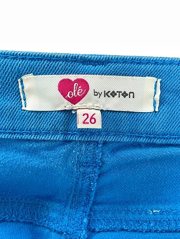 26 Beden mavi Renk Koton Jean / Kot %70 İndirimli.