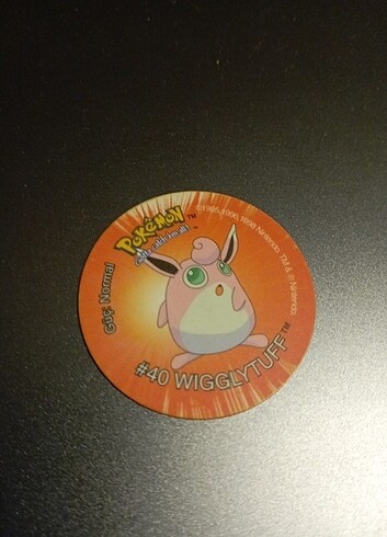 Pokemon Wigglytuff Orjinal Taso