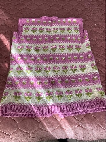 Çeyizlik örme yelek - Görsel 2