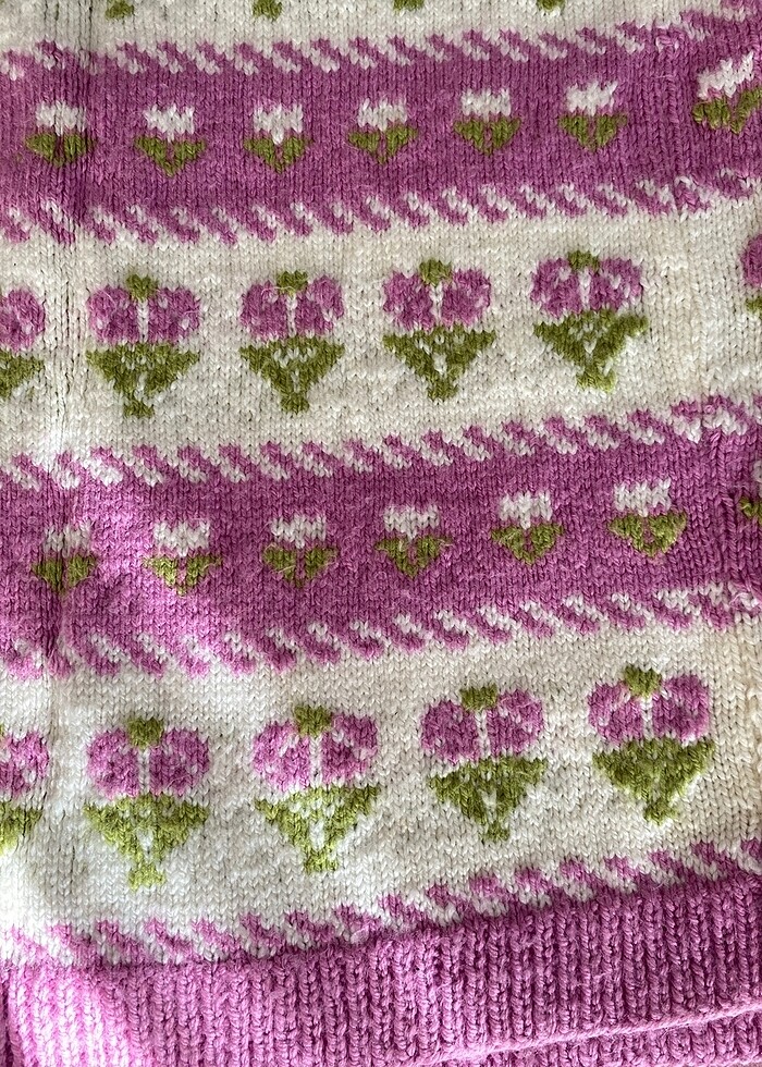 Çeyizlik örme yelek - Görsel 3