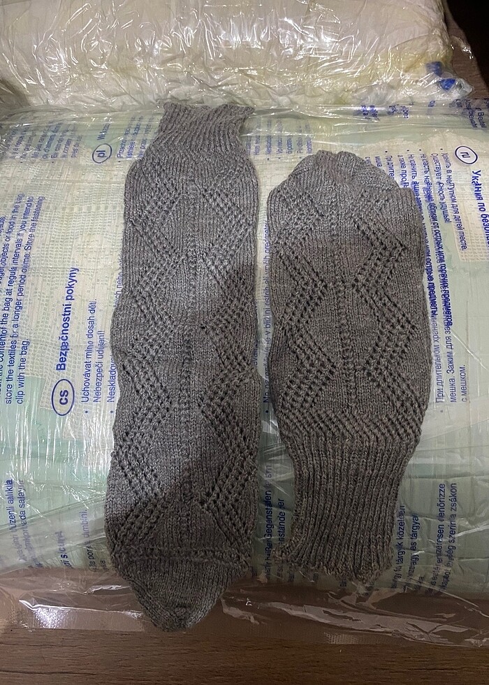 Çeyizlik örme uzun çorap modelleri - Görsel 2