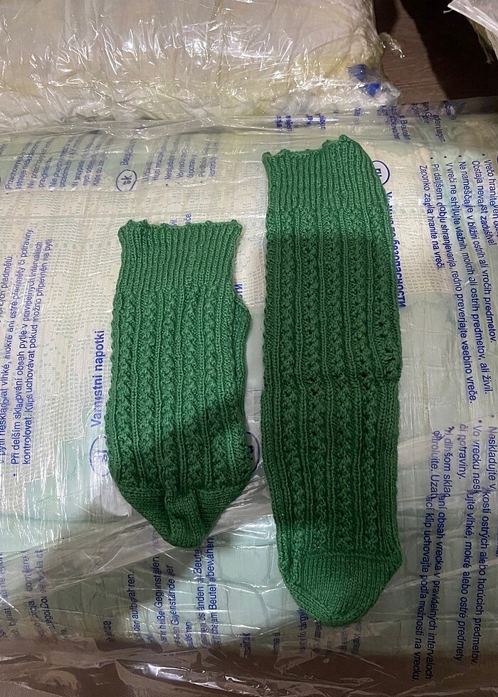 Çeyizlik örme uzun çorap modelleri - Görsel 5