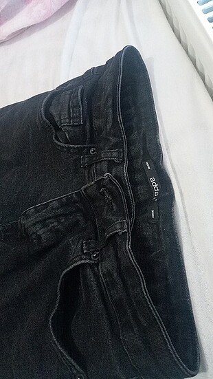 Siyah JEANS DAR PANTOLON ADDAX