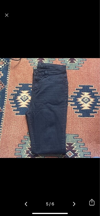 38 Beden gri Renk Collezione füme streç jean