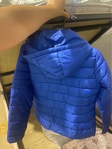 40 Beden Koton mavi mont
