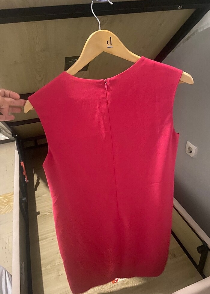 Pembe siyah elbise - Görsel 2