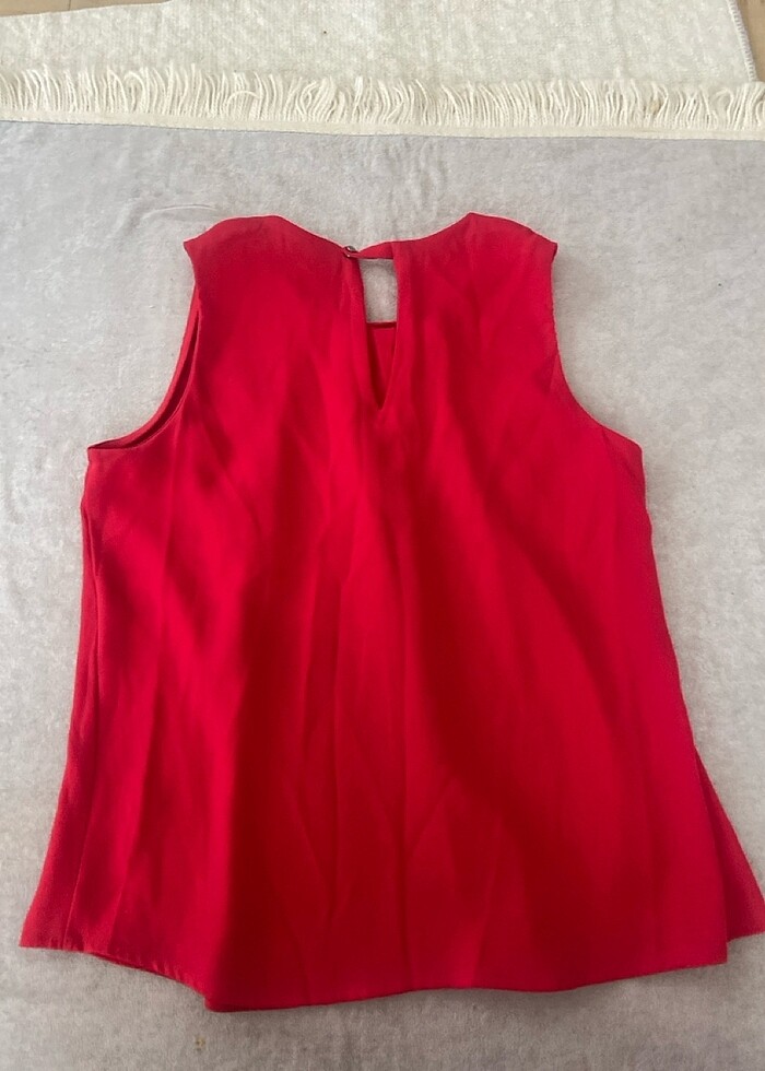 Mango kırmızı bluz - Görsel 3