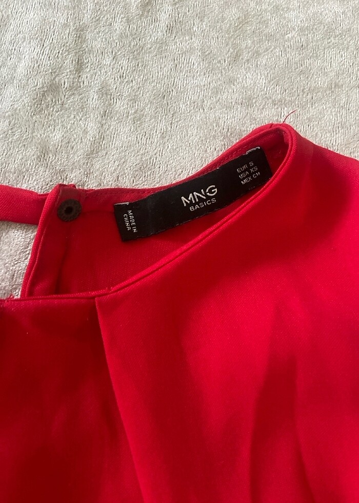 Mango kırmızı bluz - Görsel 2