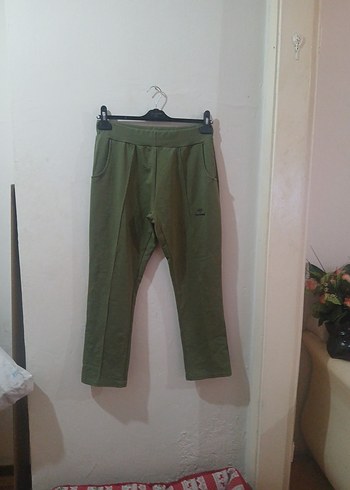 xl Beden Rahat Kesim Yeşil Kadın Kumaş Pantolon