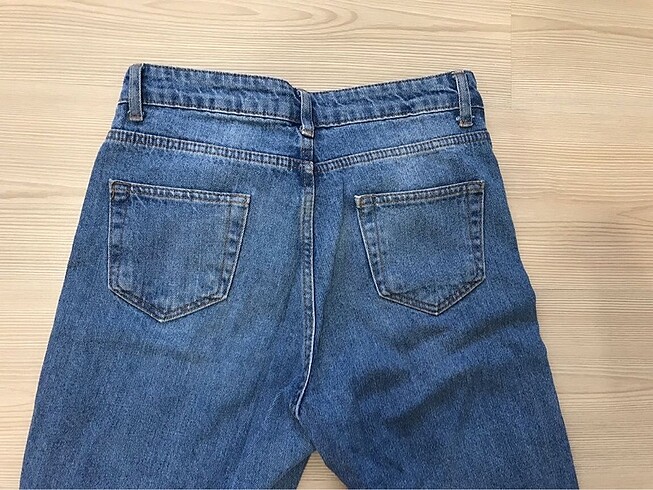36 Beden mavi Renk mom jean