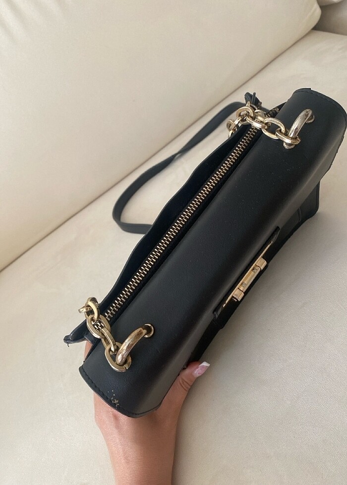 Siyah Çanta gold tokalı-Orjinal Matmazel - Görsel 3