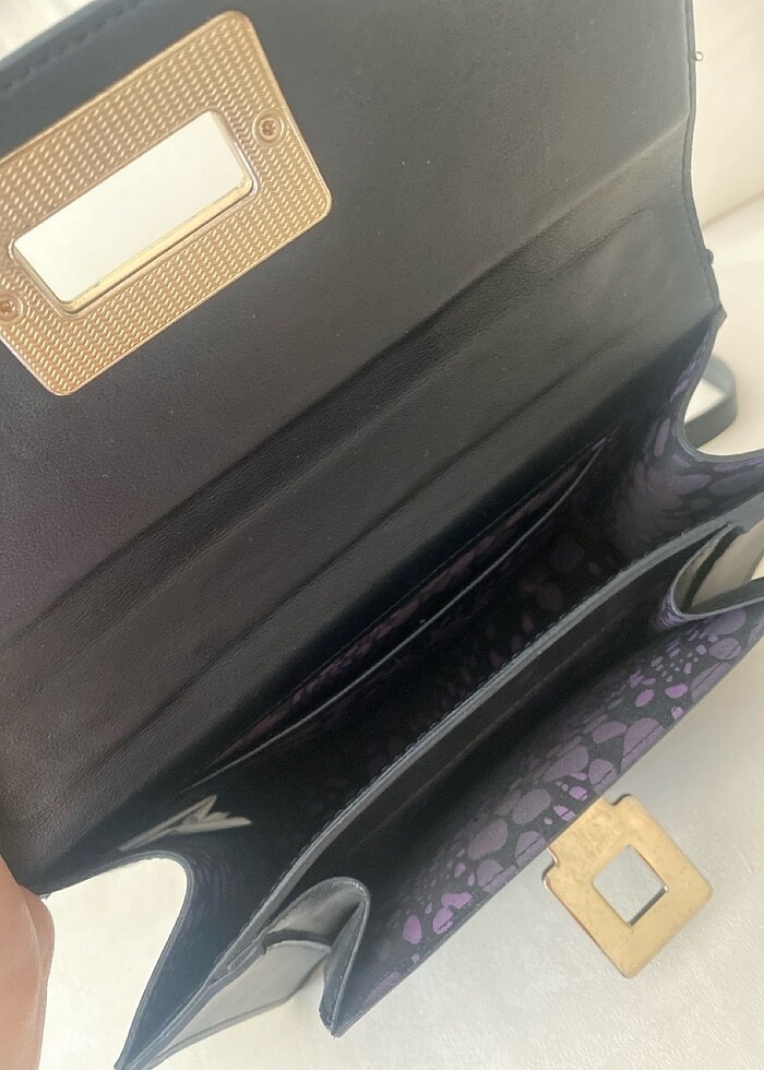 Siyah Çanta gold tokalı-Orjinal Matmazel - Görsel 2