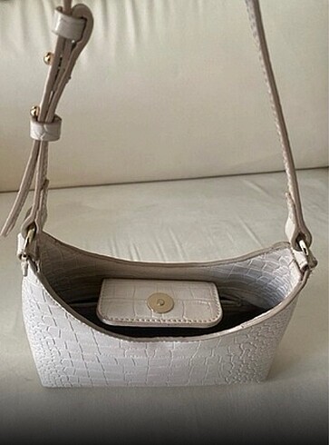 Krem el çantası - Görsel 4