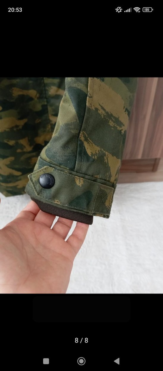 Kahverengi Kamuflaj Erkek Çocuk Kaban - Görsel 5