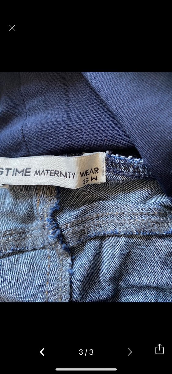 Lacivert Hamile Kot Pantolon - Görsel 3