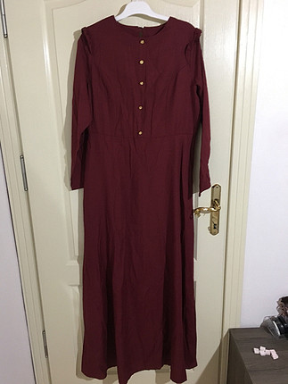 Bordo elbise