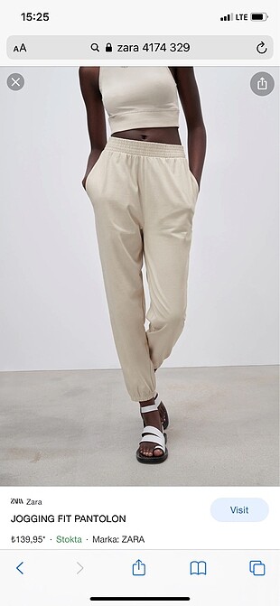 Jogger pantolon zara