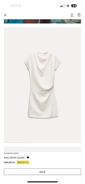 m Beden Drape elbise