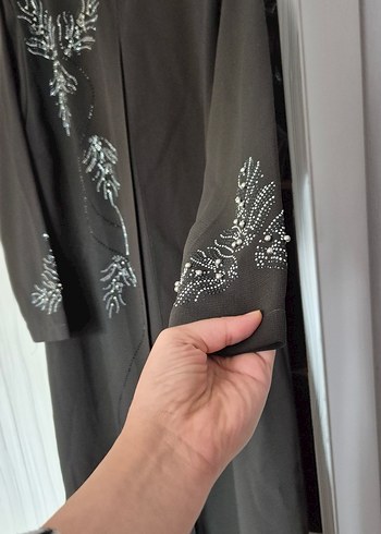 Taşlı Uzun abiye Elbise - Görsel 2