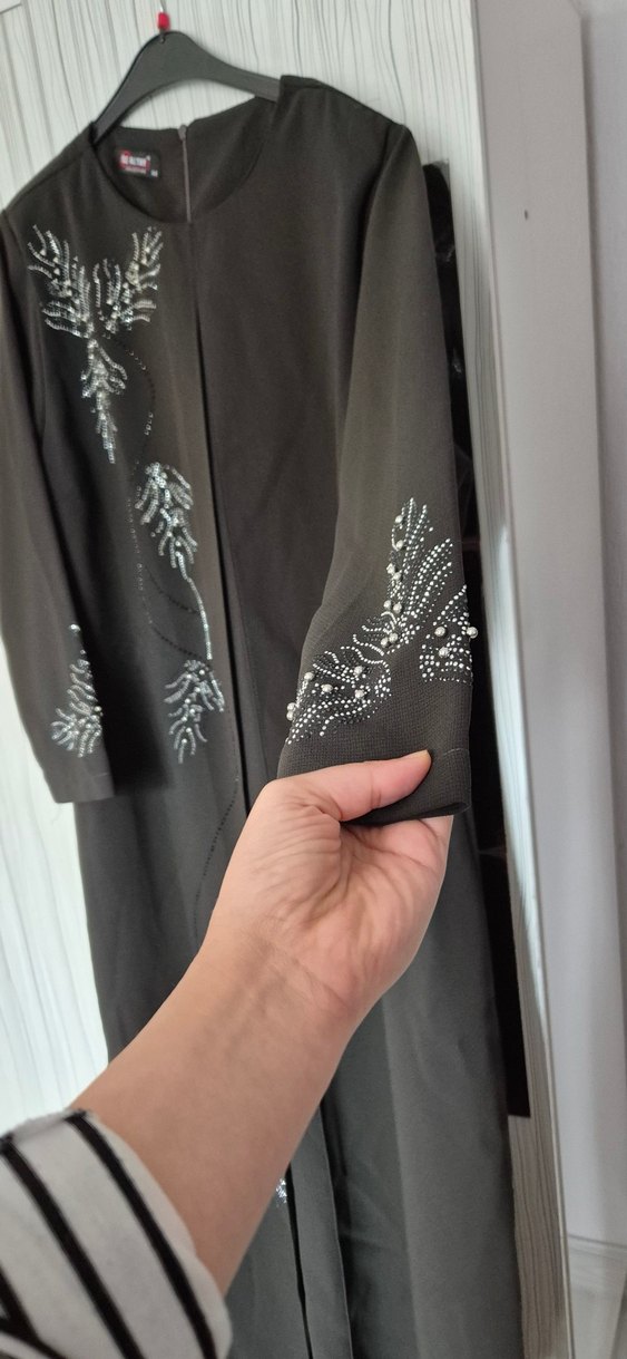 Taşlı Uzun abiye Elbise - Görsel 2