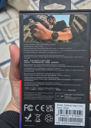 Silver Akıllı Saat FitCloudPro Uyumlu - Görsel 4