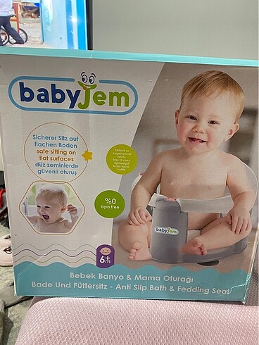 Beden gri Renk BABYJEM BANYO VE MAMA OTURAĞI
