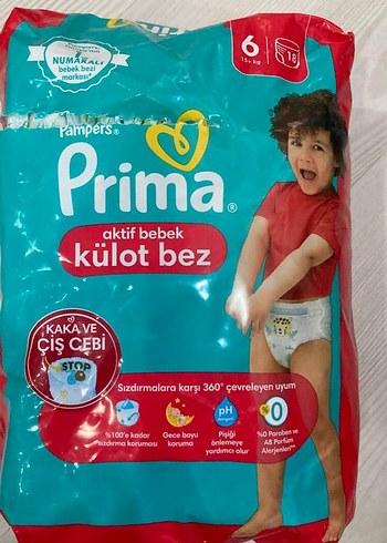 Prima Prima 6 No Külot Bebek Bezi