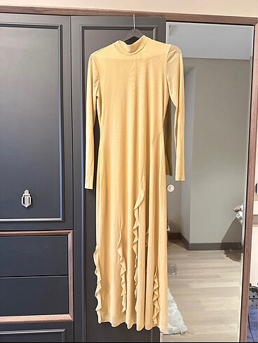Zara Zara tül kumaş elbise