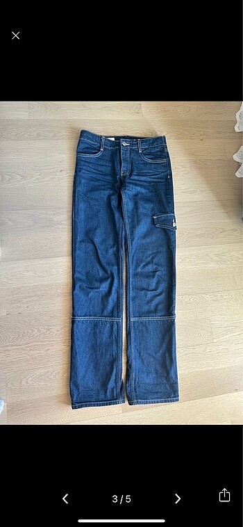34 Beden Zara orta bel Jean pantolon