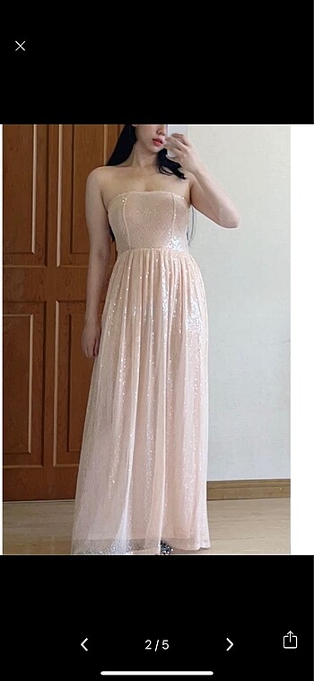 Zara payetli elbise