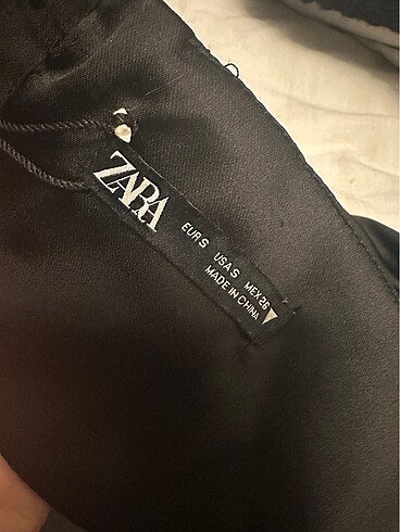 Zara Zara saten elbise