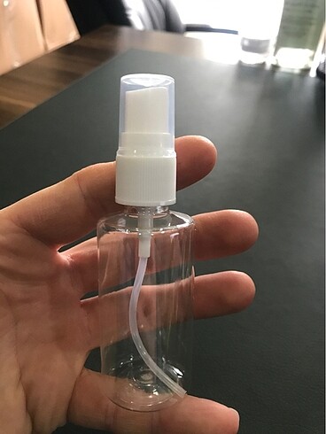 100 Adet 50ml Plastik Sprey Boş Şişe