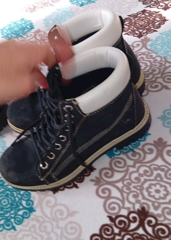 Siyah Gri Erkek Bağcıklar - Sokak Stili - Görsel 2